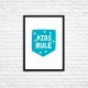 Plakat A3 "Kids rule" (63A)