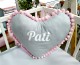 Poduszka z imieniem Pati w kształcie serca