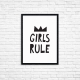 Plakat "Girls Rule"