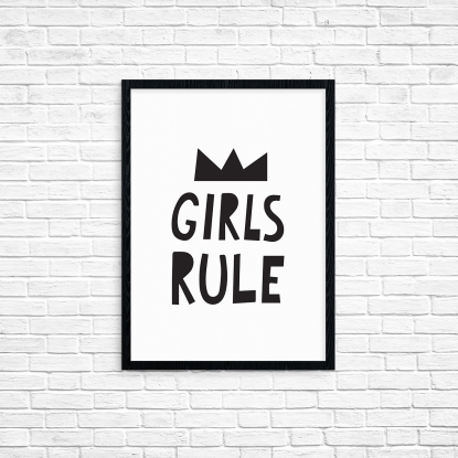 Plakat "Girls Rule"